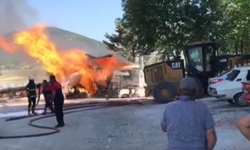 İş makinesi doğal gaz borusunu patlattı: 3 yaralı