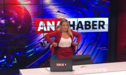 Tele 1 haber spikeri Burçin Atılgan'a haber arası doğum günü kutlaması
