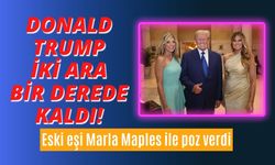 Eski ABD Başkanı Donald Trump eski eşi Marla Maples ile poz verdi