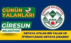 Giresun Belediyesi'nden iftira ve yalan haberler hakkında bir açıklama daha!