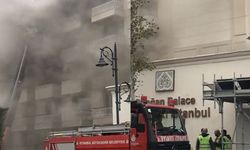 Çırağan Sarayı'nın otel bölümünde yangın çıktı