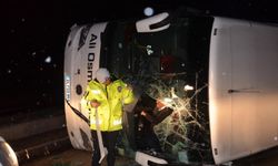 Kastamonu’da yolcu otobüsü devrildi! 30 yaralı