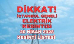 20 Nisan Arife Günü İstanbul'da hangi ilçelerde elektrik kesintisi olacak?