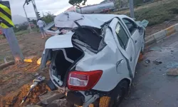Konya Seydişehir'de iki otomobil çarpıştı! 7 kişi yaralandı