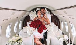 Fenomen Dilan Polat'a eşi evlilik yıldönümde uçak kiraladı