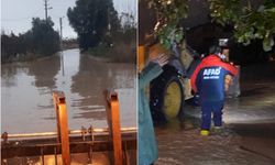 Yalova'da yağmurda mahsur kalan 10 kişi kurtarıldı