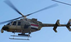 Irak'ta askeri helikopter düştü