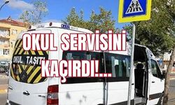 Kadıköy'de İçi öğrenci dolu okul servisi kaçırıldı!
