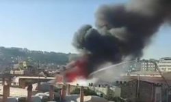 İzmir'in tarihi Kemeraltı Çarşısı'nda yangın çıktı