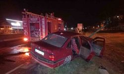 Afyonkarahisar'da Tır ile otomobilin çarpıştığı kazada 2 kişi yaralandı