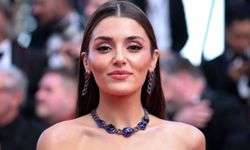 Hande Erçel Cannes’ta kırmızı halıda kızardı!