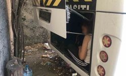Tekirdağ Çorlu'da servis şoförünü şoke eden görüntü: Bir kadın minibüsün bagajına girdi