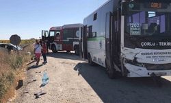 Tekirdağ’da yolcu minibüsü otomobille çarpıştı: 4 yaralı
