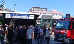 Pendik’te Marmaray durağında yangın çıktı