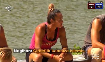 Survivor All Star'da Nagihan'ın çıldırdığı anlar