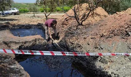 Manisa Salihli'de su bulmak için kuyu açtı kaliteli petrol çıktı!
