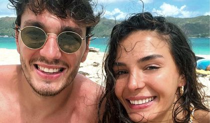 Ebru Şahin ve Cedi Osman balayından son görüntüler