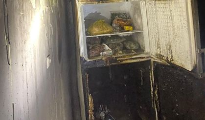 Ordu'da patlayan buzdolabı yangına neden oldu