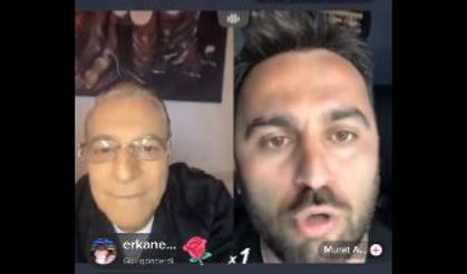 Mehmet Ali Erbil Tiktok fenomeniyle canlı yayında küfürleşti