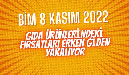 BİM 8 kasım 2022 aktüel ürünler kataloğu yayında