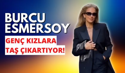 Burcu Esmersoy cesur kıyafetiyle genç kızlara taş çıkardı!