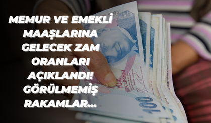 Memur ve Emekli maaşlarına gelecek zam oranları açıklandı! Görülmemiş rakamlar...