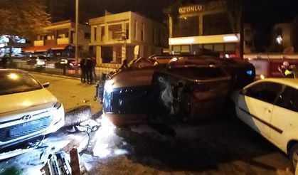 Mersin Tarsus'ta 6 otomobile çarptı aracını bırakıp kaçtı!