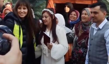 Aslı Tandoğan Depremzede Çiftin Nikah Şahidi Oldu!