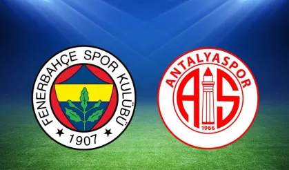 Fenerbahçe - Antalyaspor maçı bol gollü geçti! 3-2