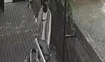 Adıyaman'da bisiklet hırsızı kameralara yakalandı