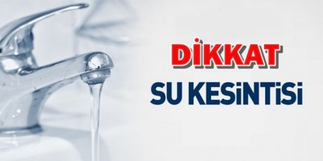 İstanbul'da 5 Eylül Pazar günü 8 ilçede su kesintisi