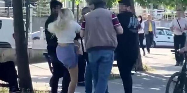 İstanbul'da bir kadın fotoğrafını çeken şüpheliyi yakalayıp fena dövdü!