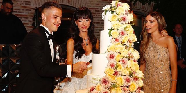 Fenerbahçeli futbolcu Pelkas'ın düğününden ilk kareler