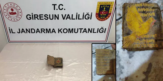 Giresun'da 700 yıllık el yazması Tevrat'ı satmaya çalışan şüpheli adli kontrolle serbest
