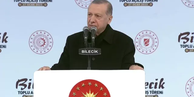 Cumhurbaşkanı Erdoğan'dan Bilecik'te önemli açıklamalar