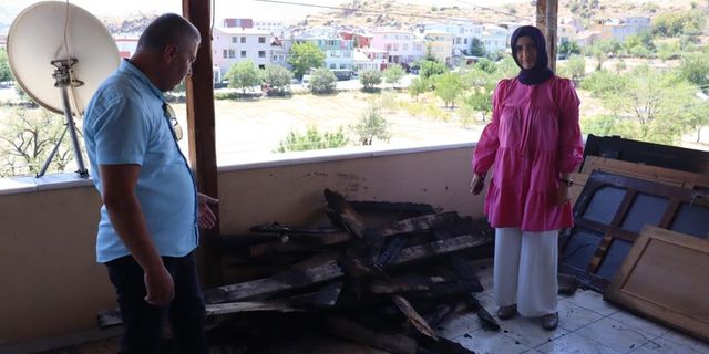 Kayseri'de ev sahibinin çıkarmak istediği kiracı evi ateşe verip kaçtı
