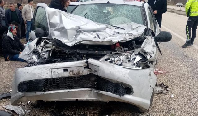 Kastamonu Taşköprü'de trafik kazası! 9 yaralı