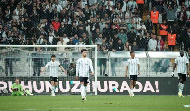 Beşiktaş’ın galibiyet hasreti 5 maça çıktı
