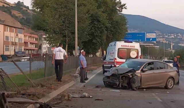 Samsun’da trafik kazası: 4 kişi yaralandı