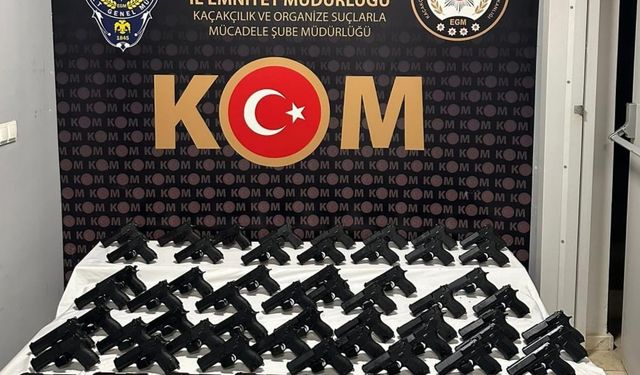 Antalya’da silah kaçakçılığı operasyonu: 2 tutuklama