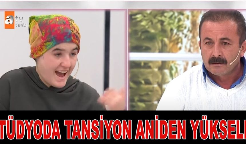 Esra Erol'da programında tansiyon aniden yükseldi