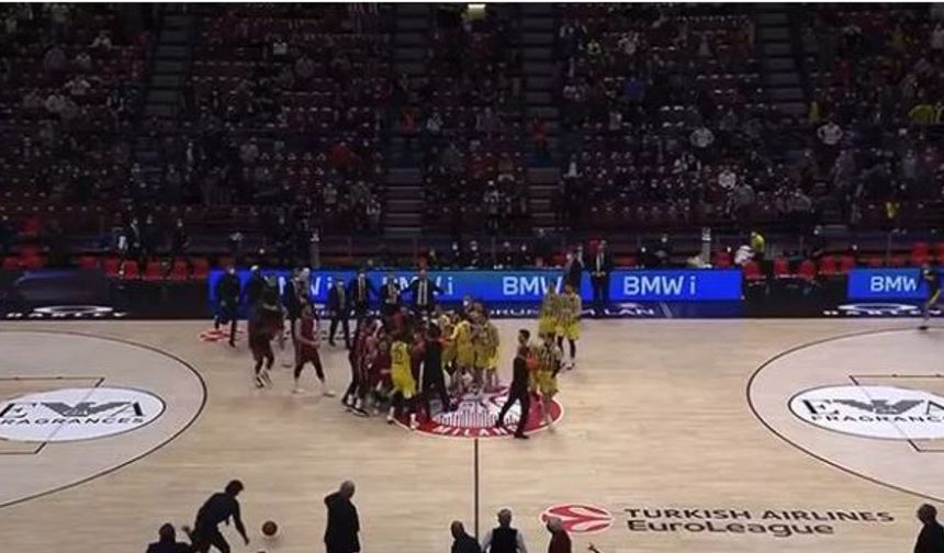 Olimpia Milano - Fenerbahçe Beko maçının ardından ortalık karıştı