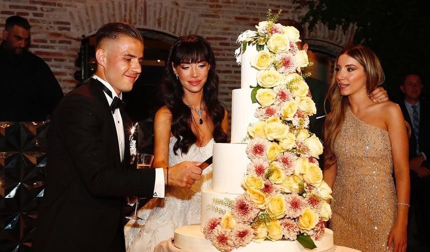 Fenerbahçeli futbolcu Pelkas'ın düğününden ilk kareler