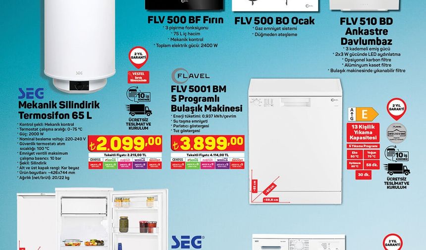 A101'de 29 Eylül'den itibaren elektronikten, tekstile, kozmetikten gıdaya bir çok üründe fırsatlar sizleri bekliyor...