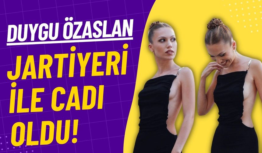 Duygu Özaslan Jartiyer'li Cadı oldu! "Frikik kraliçesi gibisin"