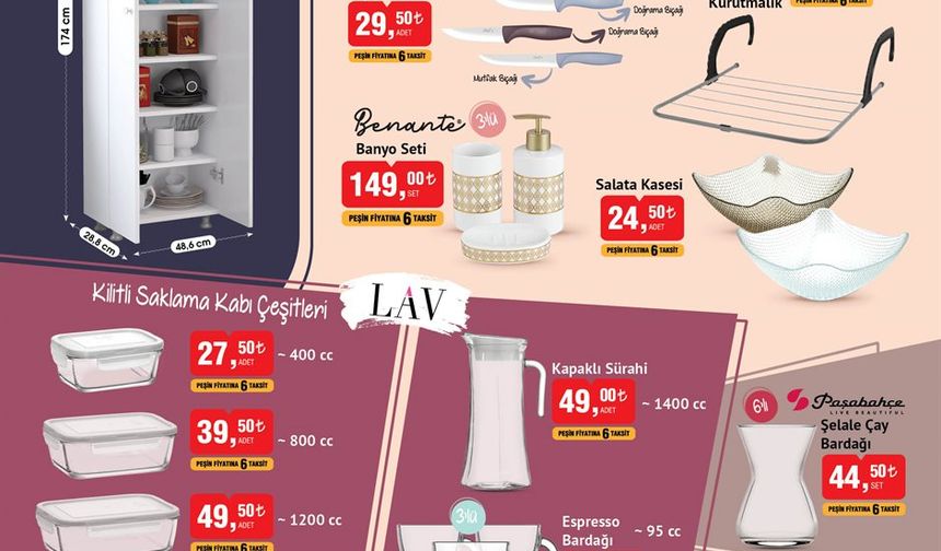 BİM marketlerine haftalık olarak farklı kategorilerde aktüel ürünler gelmeye devam ediyor.