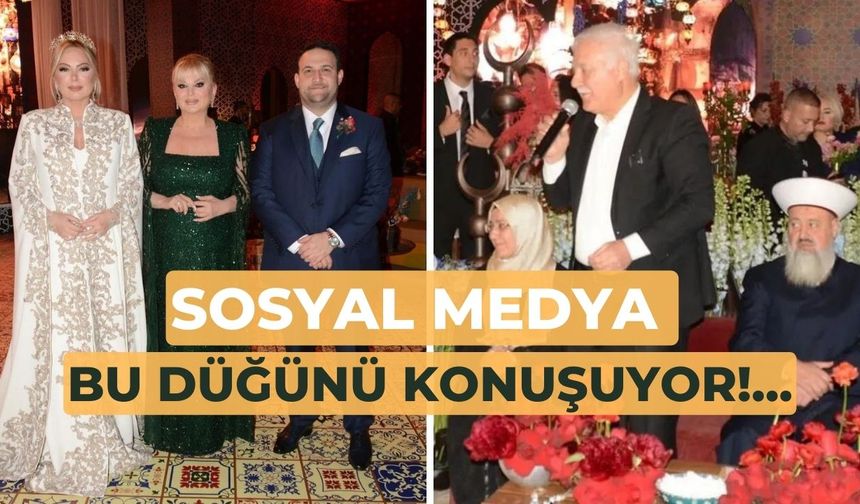 Sosyal medya bu düğünü konuşuyor