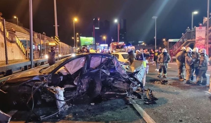 İstanbul Mecidiyeköy'de Zincirleme Trafik Kazası!