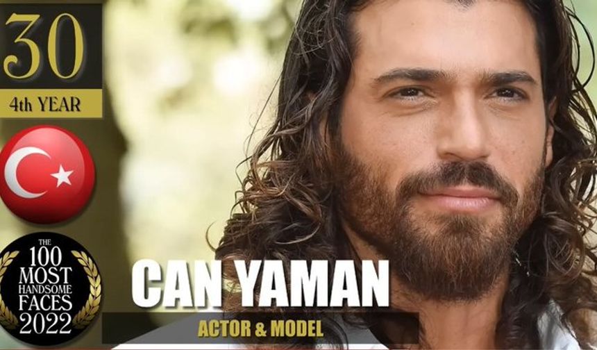 TC Candler oylamasında 2022'nin En Yakışıklı 100 Yüzü anketinde Can Yaman 30. Sırada yer aldı.