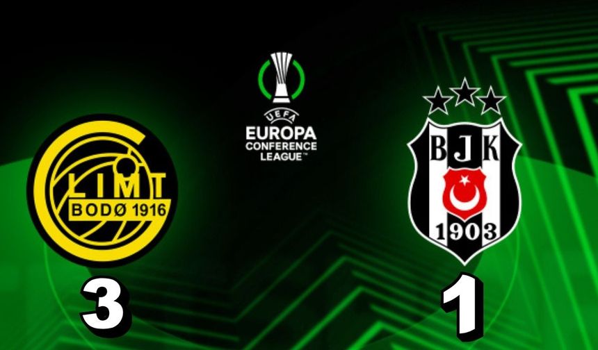 Beşiktaş'ta yine hayal kırıklığı! Bodo/Glimt deplasmanında mağlup